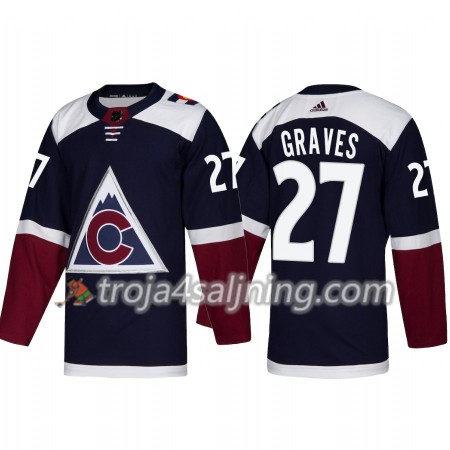 Colorado Avalanche tröja Ryan Graves 27 Alternate 2018-2019 Adidas Authentic - NHL Tröjor Herr